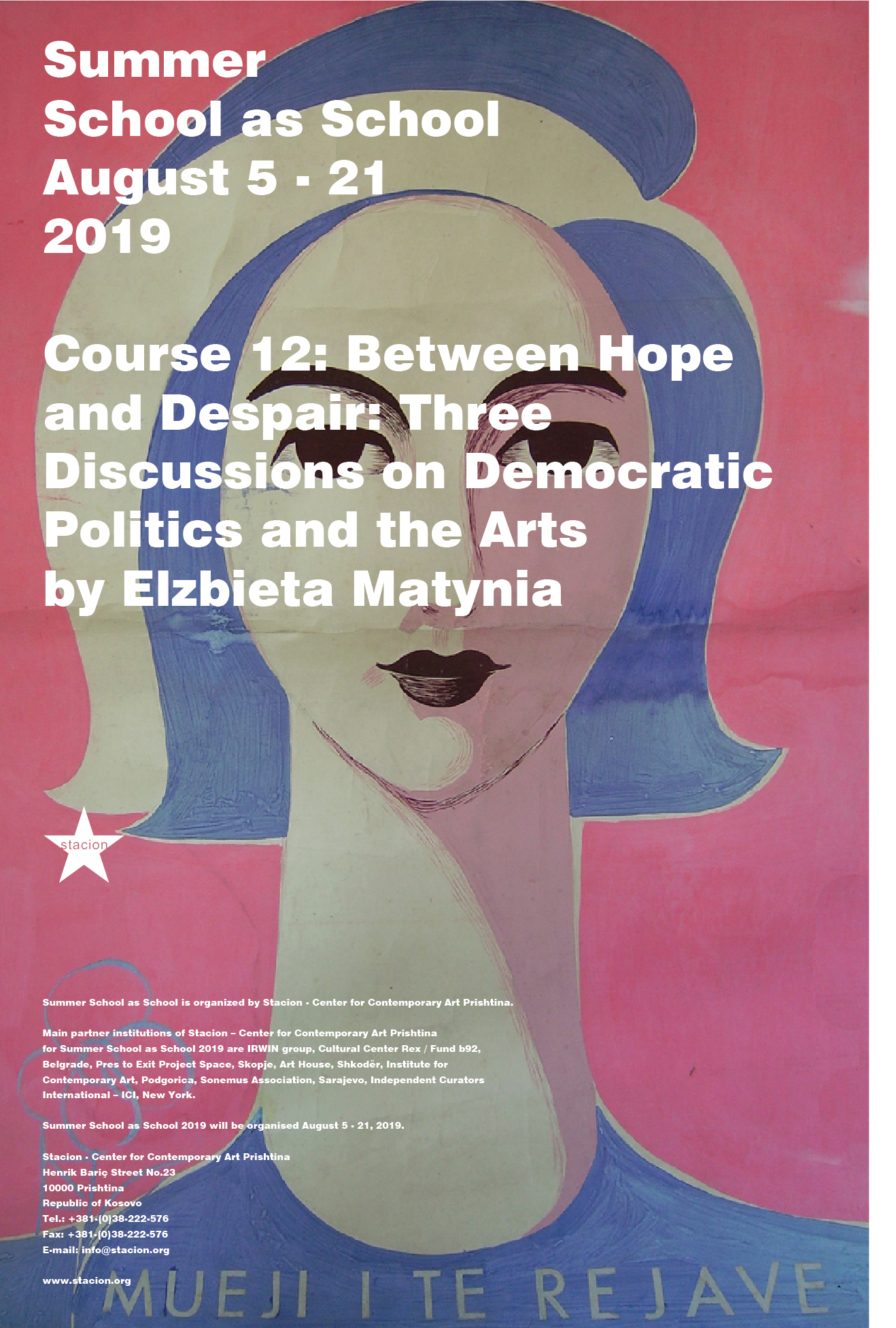Course 12: Between Hope and Despair - Three Discussions on Democratic Politics and the Arts